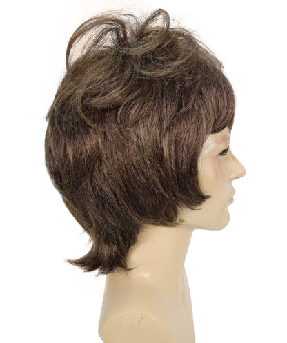 HPO Men's 80s 90s Rock Star Wig – Liam & Noel Gallagher Short Wavy Cosplay Wigs