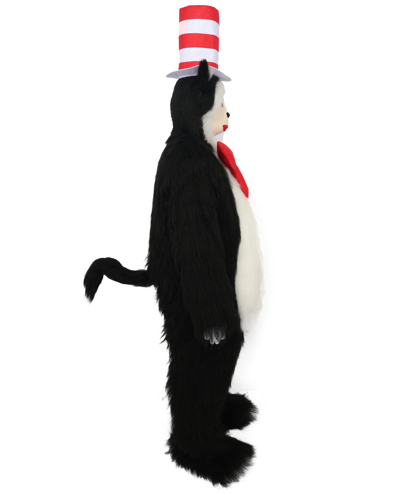 HPO Adult Unisex Animal Character Cat Black and White Costume Set | Complete Bundle with Musk Set | Ultimate Halloween & Cosplay Kit