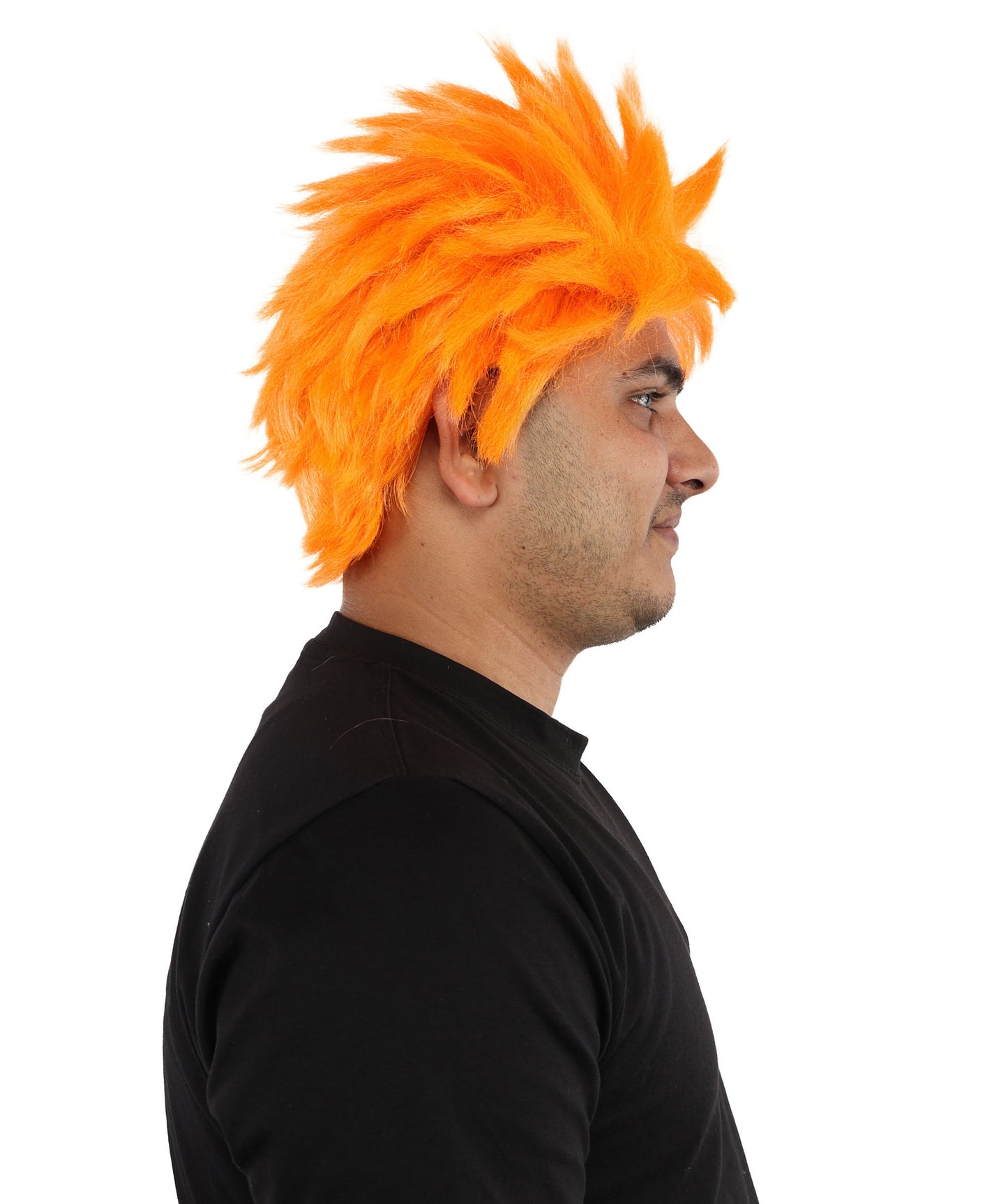 HPO Adult Men's Japanese Superhero Manga Spiky Wig |  Multi Color Options