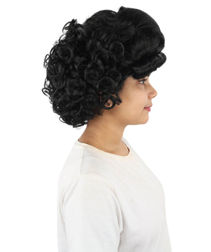 HPO Adult Women's Dame Edna Everage Wigs | Multiple Color Options | Drag Queen-Inspired Colorful Synthetic Hair for Parties, Stage Events | Breathable Capless Design