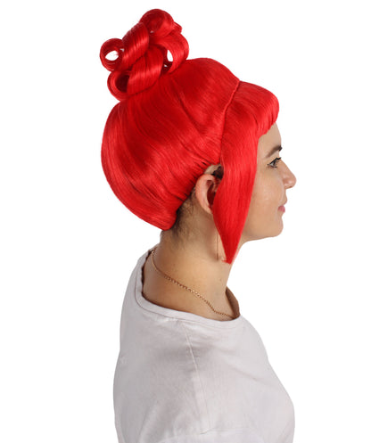 HPO  Women's Halloween Animated Lucy Updo Wig | Multiple Color Options