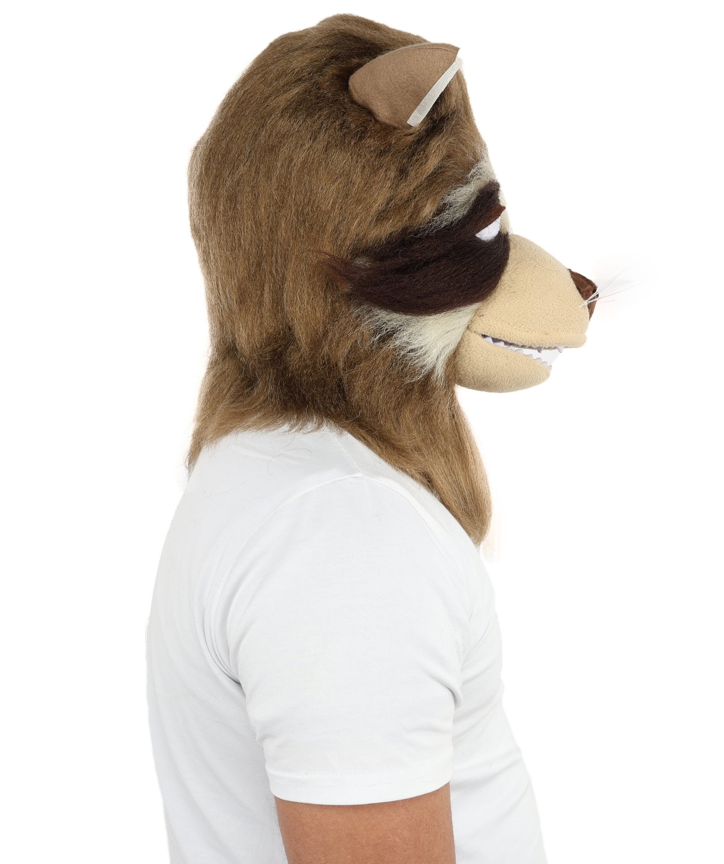 HPO Unisex Brown Bear Mascot Costume Bundle with Plush Head Mask Set | Animal Character Suit with Head Cover | Designed for Fancy Dress Wear