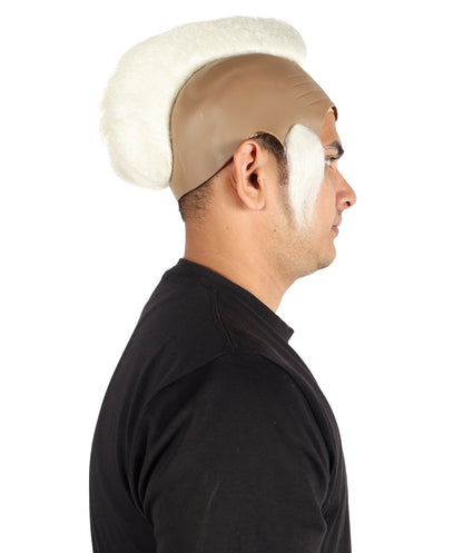 HPO Men’s Tough Black Guy T Mohawk Wig| Perfect for Halloween| Flame-retardant Synthetic Fiber