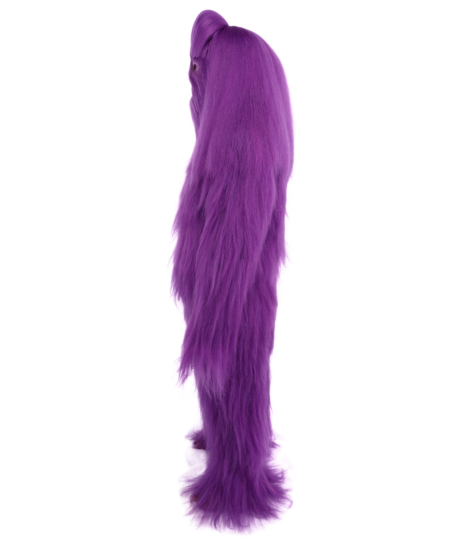 HPO Teen Extreme Hairy Person Costume Bundle & Mask Set - Full-Body Hair Suit Extra-Long Costume Wig for Halloween, Cosplay & Parties - Multiple Color Options