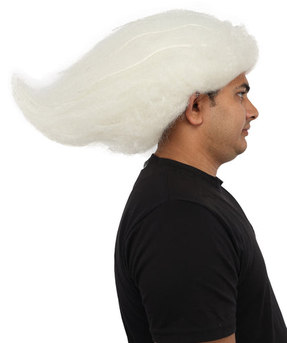HPO Men's Wild Rocker Wig | Multicolor Options | Voluminous Frizzy Heavy Metal Hair, Two Tone Gradient & Breathable Cap | Halloween, Rock Troll Roleplay, 80s Costume, Theater & Concert Events