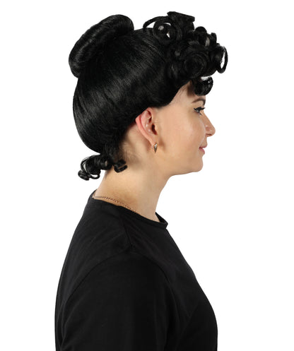 Women's Historical Cosplay Wig | Multicolor Colonial Wig | Premium Breathable Capless Cap
