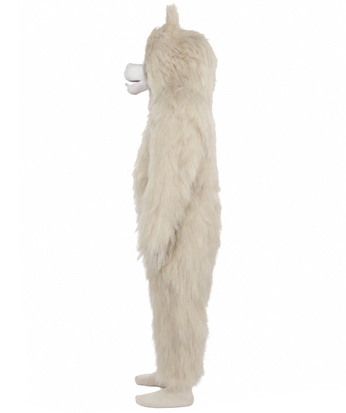 HPO Men’s Grey Animal Costume Bundle & Mask Set | Fluffy Creature Outfit & Hair for Cosplay & Roleplay | Plush Character  Costumes for Parties, Photo Shoots & Themed Events