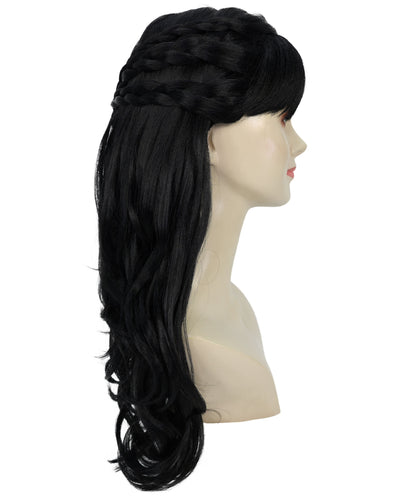 HPO Women's Curly Long Length Trendy Keepsake Multiple Color Options Wig