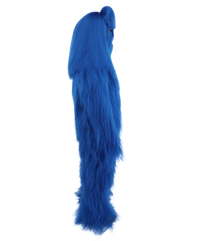 HPO Teen Extreme Hairy Person Costume Bundle & Mask Set - Full-Body Hair Suit Extra-Long Costume Wig for Halloween, Cosplay & Parties - Multiple Color Options