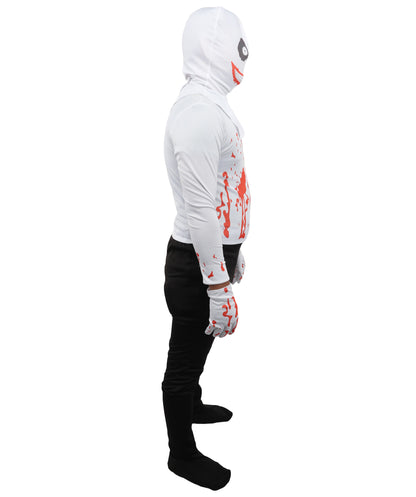 The Killer Costume - Spooky and Detailed Design, Perfect for Halloween and Cosplay, Multiple Sizes Options