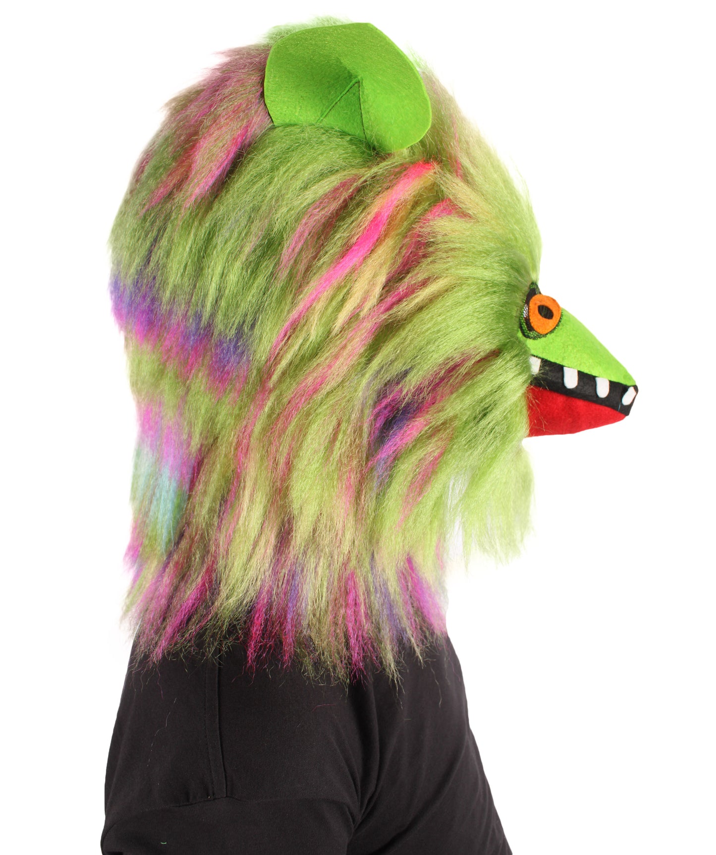  Unisex Vibrant Colored Evil Furry Monster Mask