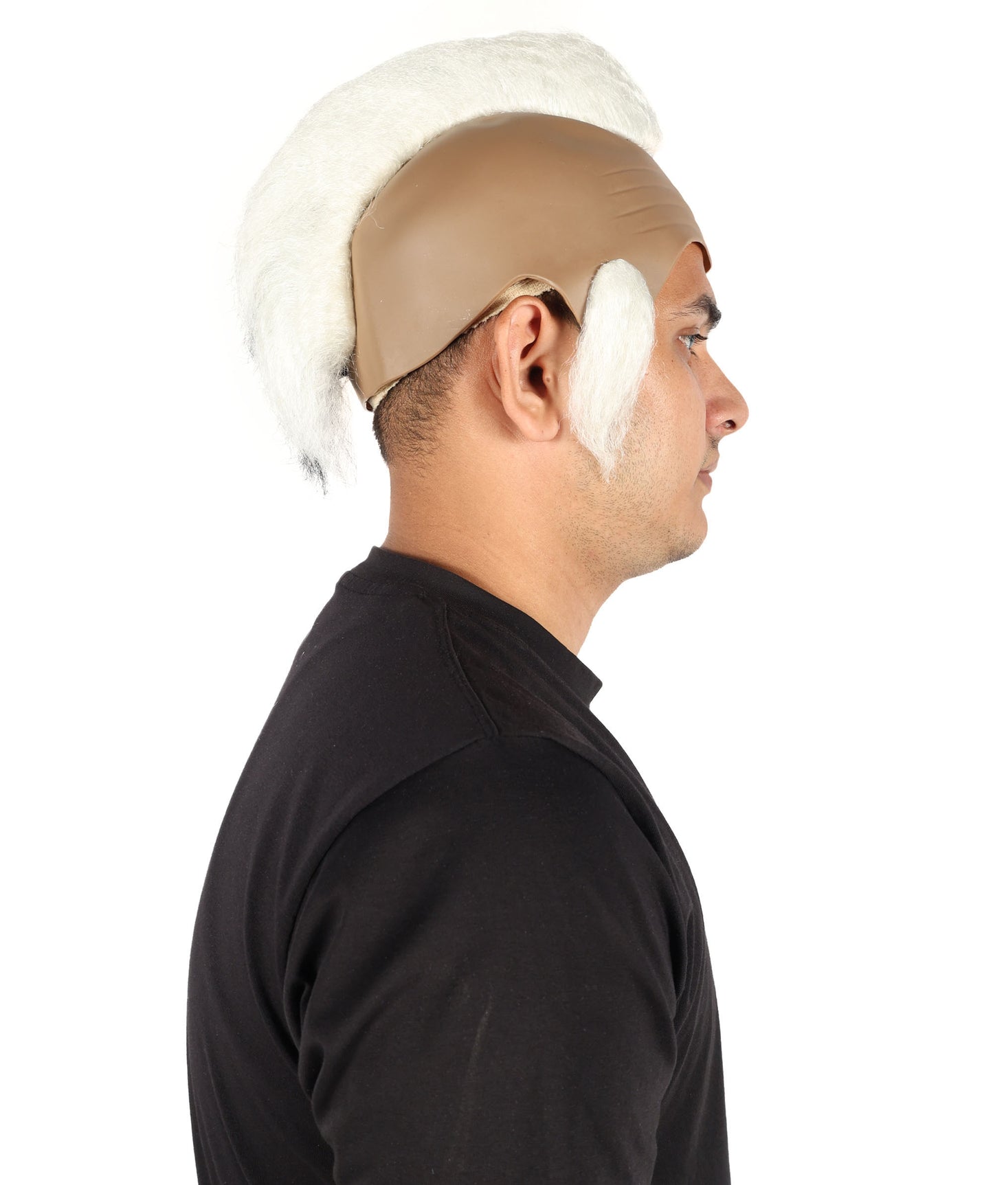 HPO Men’s Tough Black Guy T Mohawk Wig| Perfect for Halloween| Flame-retardant Synthetic Fiber