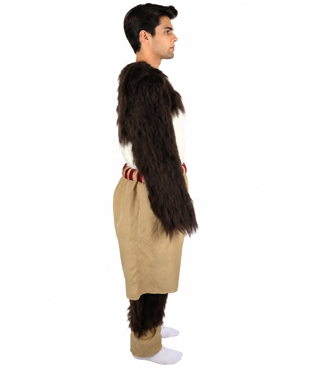 HPO Adult Furry Animated Character Multiple Panda Costume, Bundle & Mask Perfect for Halloween, Flame-retardant Synthetic Fabric