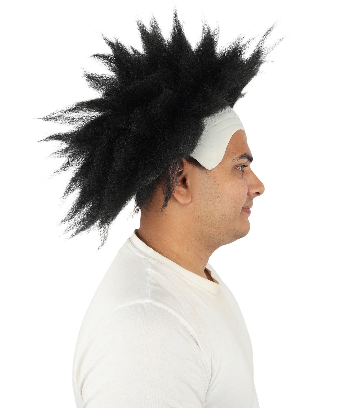 Men's Spiky Clown Theatrical Wig | Multicolor Options | Create of synthetic fiber, massive spiky volume, integrated forehead piece | Party, Halloween, theater, drag, performance, costume events
