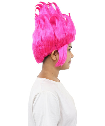 HPO Multiple color Sea Witch Wig – Curly Tentacle-Inspired Fancy Dress Wig for Women – Ocean Sorceress Cosplay Hair