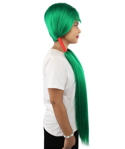 Women's Extra Long Pigtail Wig | Multicolor Options | Floor Length Straight Twin Tails with Bangs, Heat Friendly Synthetic Fiber & Adjustable Cap | Halloween, Fairy Roleplay, Magical Girl Theme, Theater & Carnival