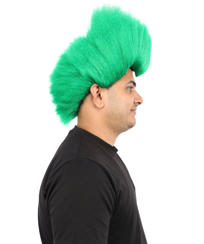 Hades God of Death |Multiple Color Fake Flame Spikes | Premium Halloween Wig