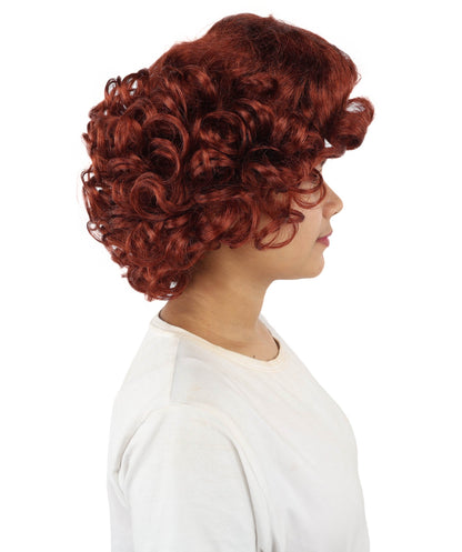 HPO Adult Women's Dame Edna Everage Wigs | Multiple Color Options | Drag Queen-Inspired Colorful Synthetic Hair for Parties, Stage Events | Breathable Capless Design