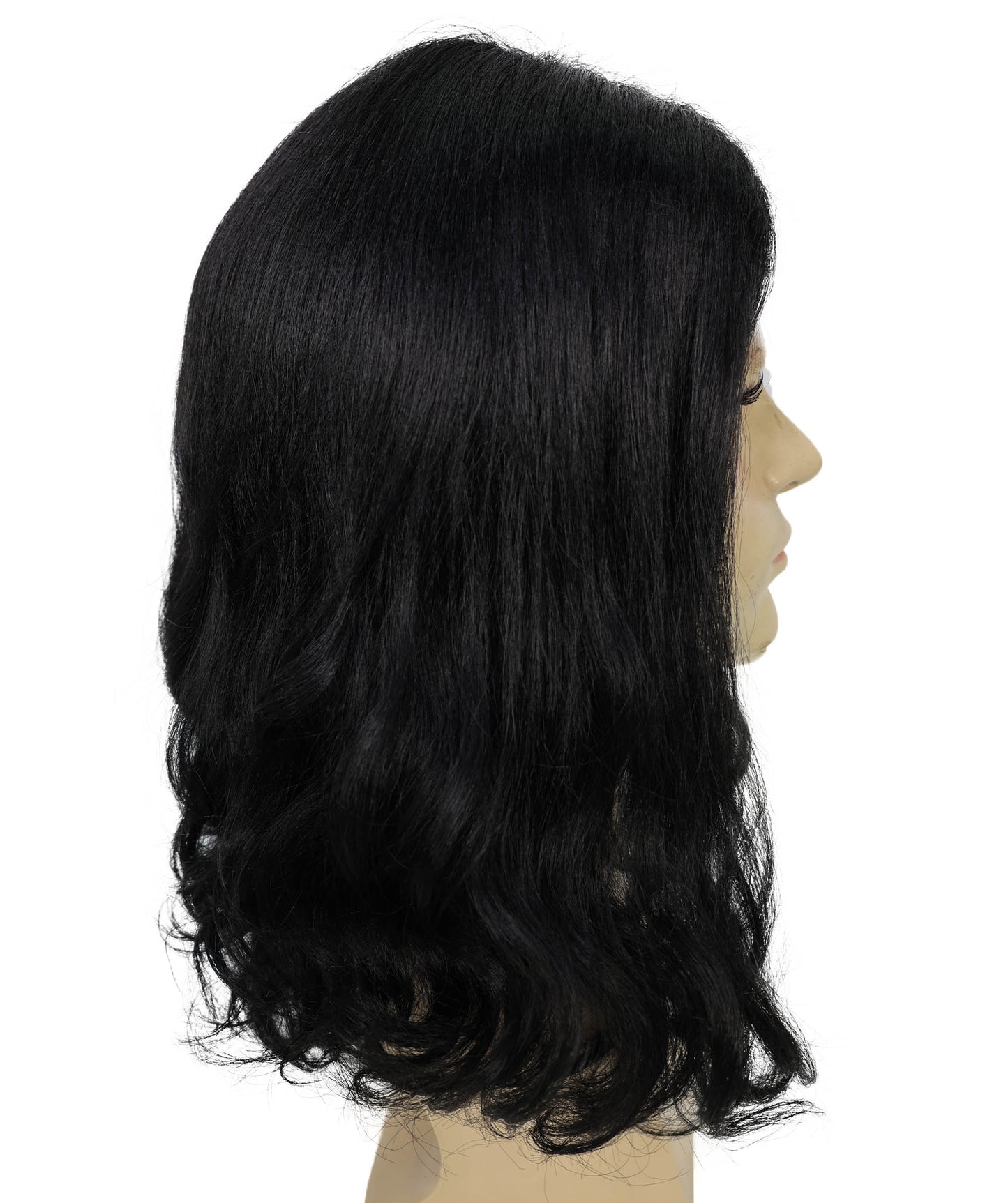 Men's Brown Barebone Medium Wavy Wig | Multicolor Options | Best for Halloween | Flame-retardant Synthetic Fiber