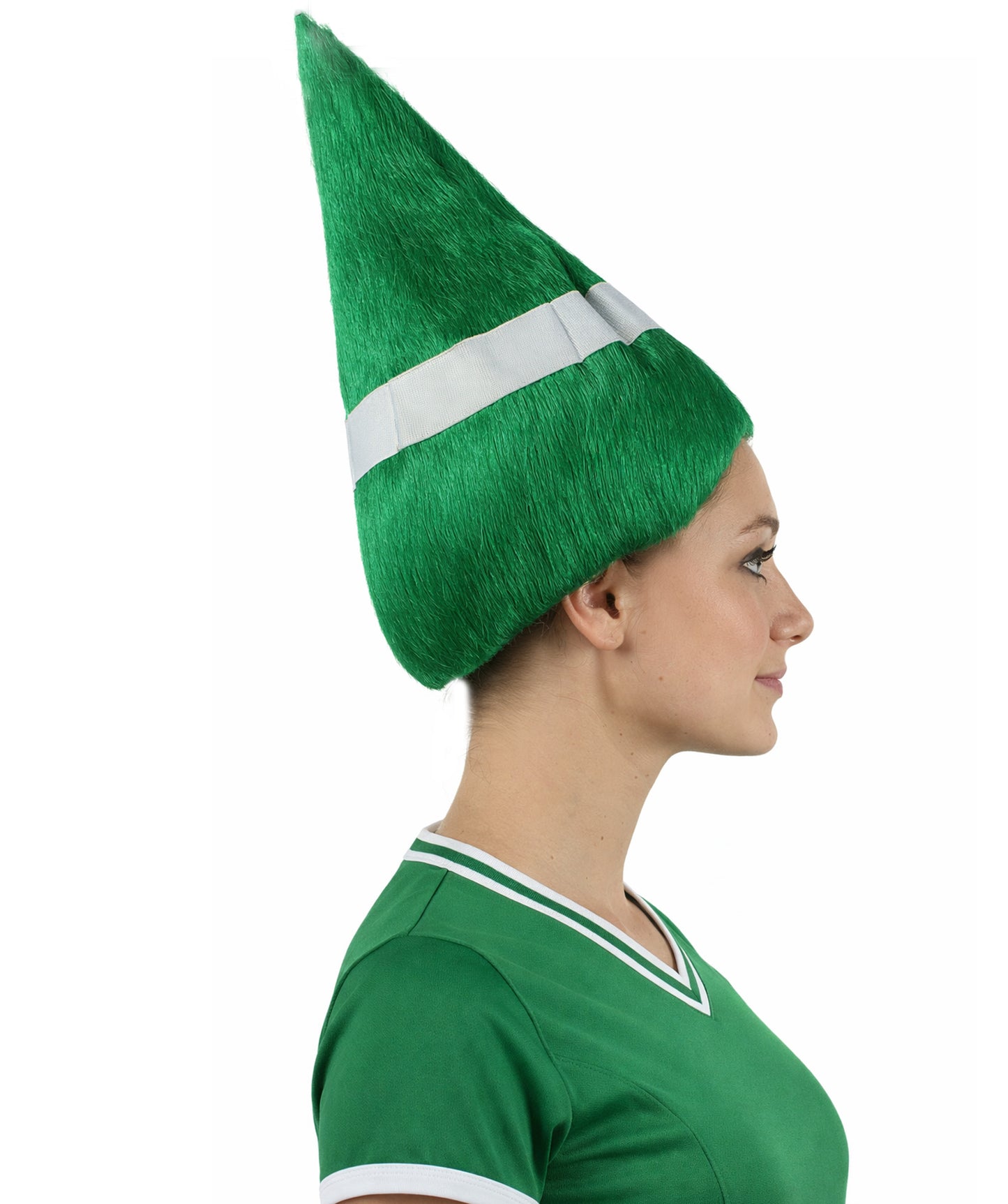 Nigeria Flag Sport Troll Wig | Premium Breathable Capless Cap