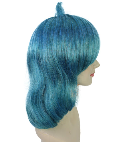 HPO Women's Random Costume Wig – Synthetic Hairpiece for Parties, Festivals, and Themed Events, Breathable Capless Cap
