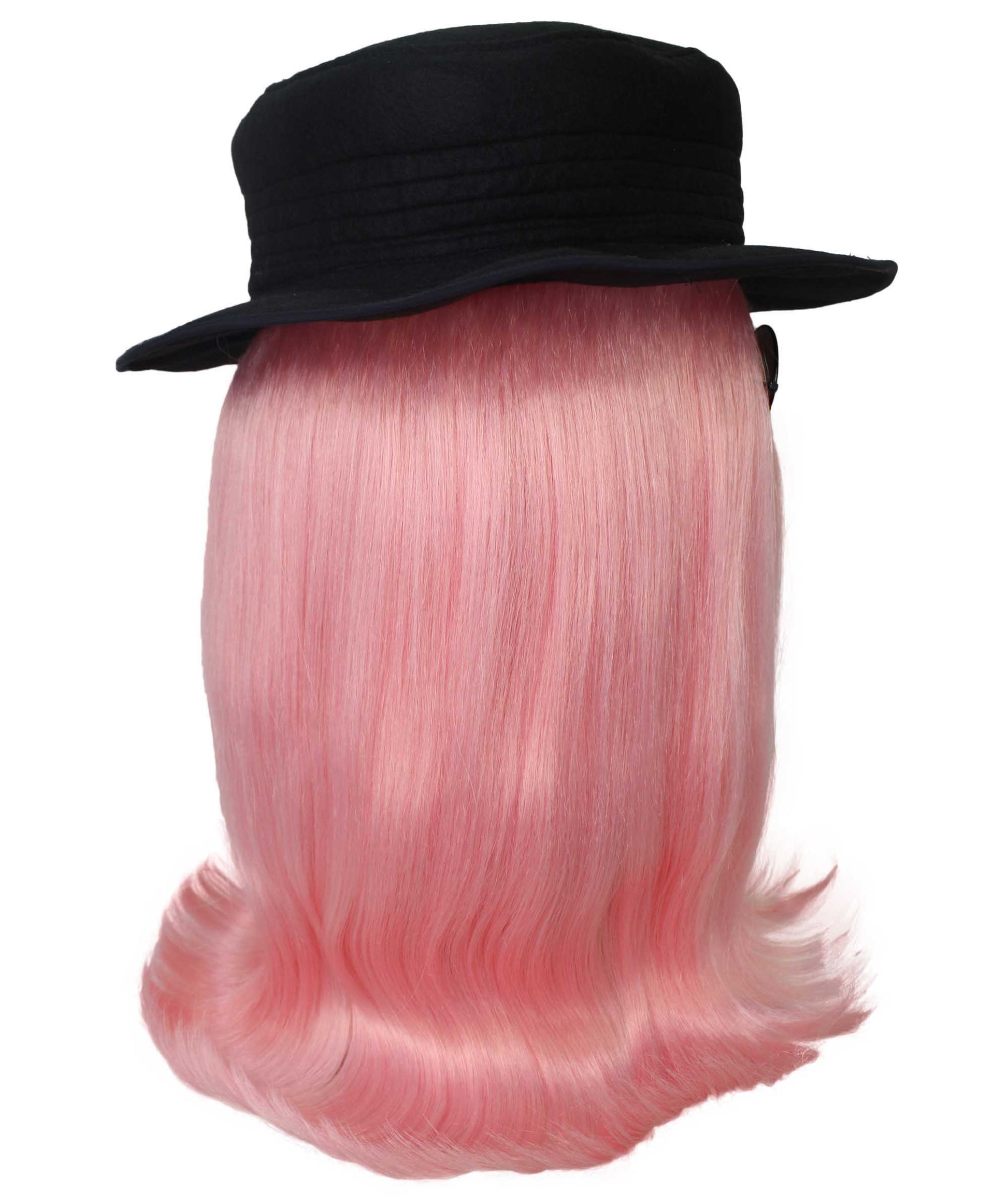 Light Pink Straight Creature Wig