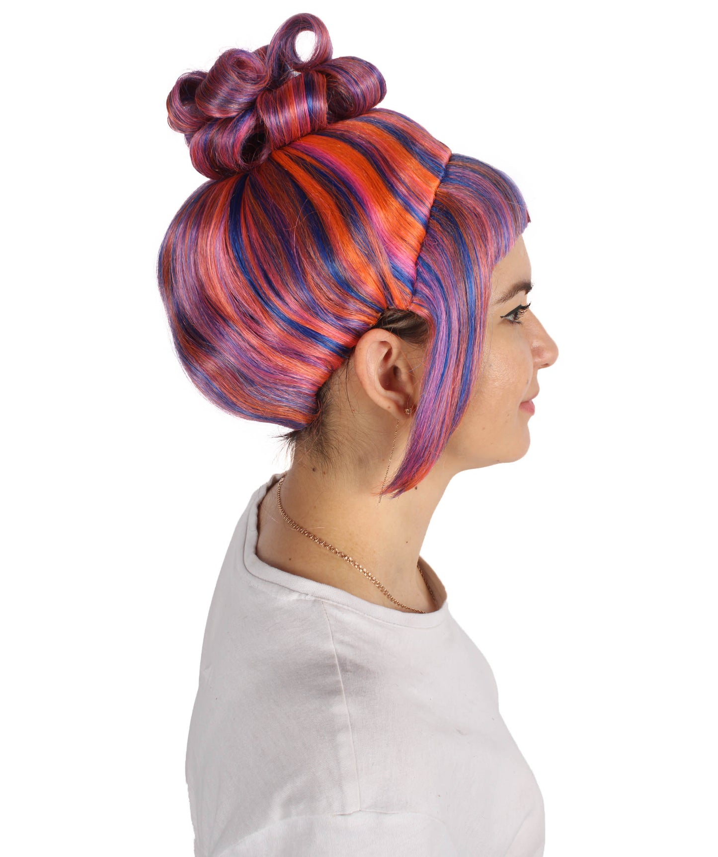 HPO  Women's Halloween Animated Lucy Updo Wig | Multiple Color Options