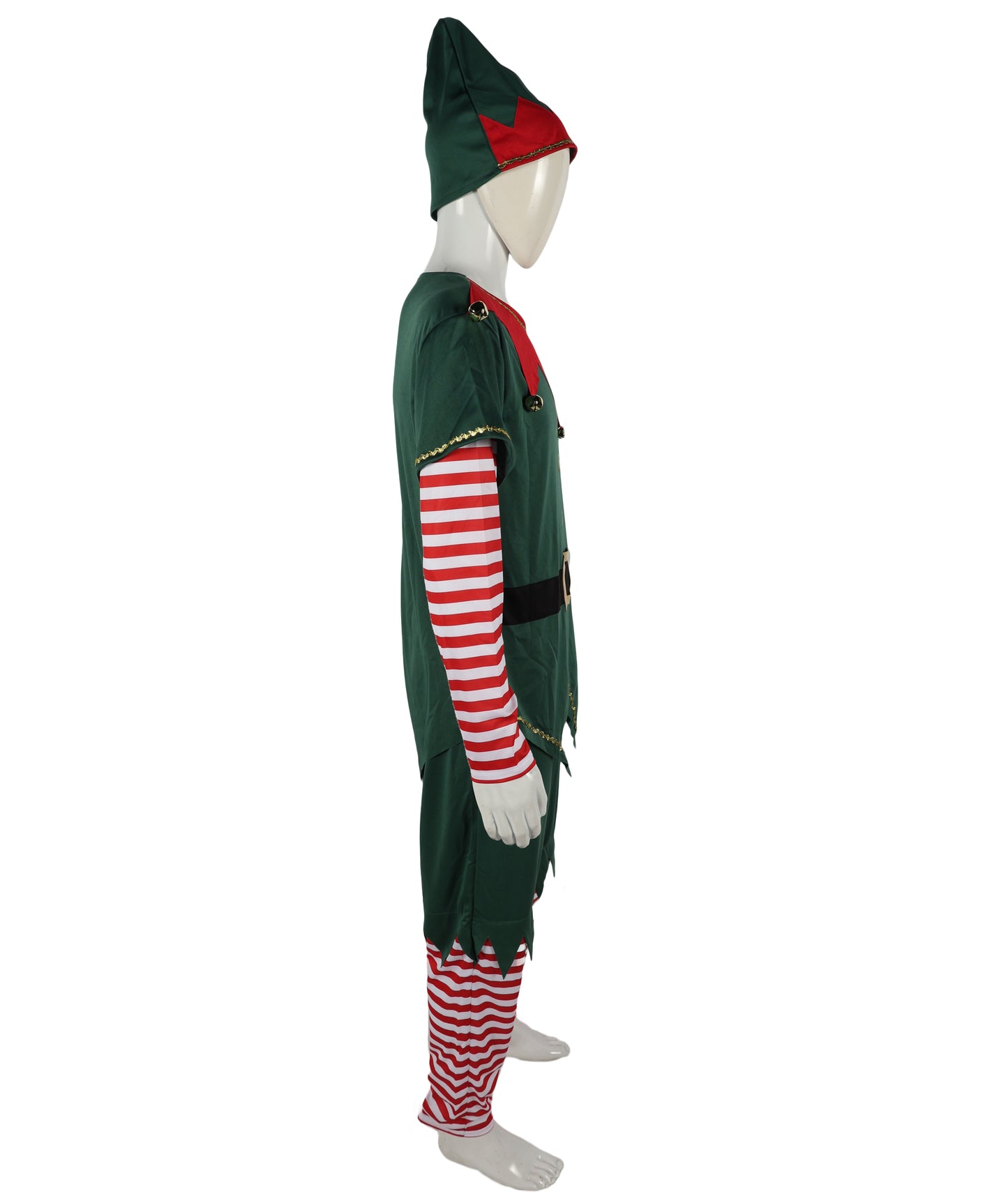 HPO Adult & Teen Men’s Christmas Elf Inflatable Costume | Festive Holiday Cosplay & Party Outfit