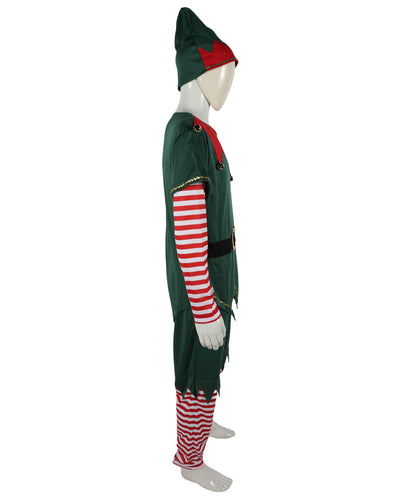 HPO Adult & Teen Men’s Christmas Elf Inflatable Costume | Festive Holiday Cosplay & Party Outfit