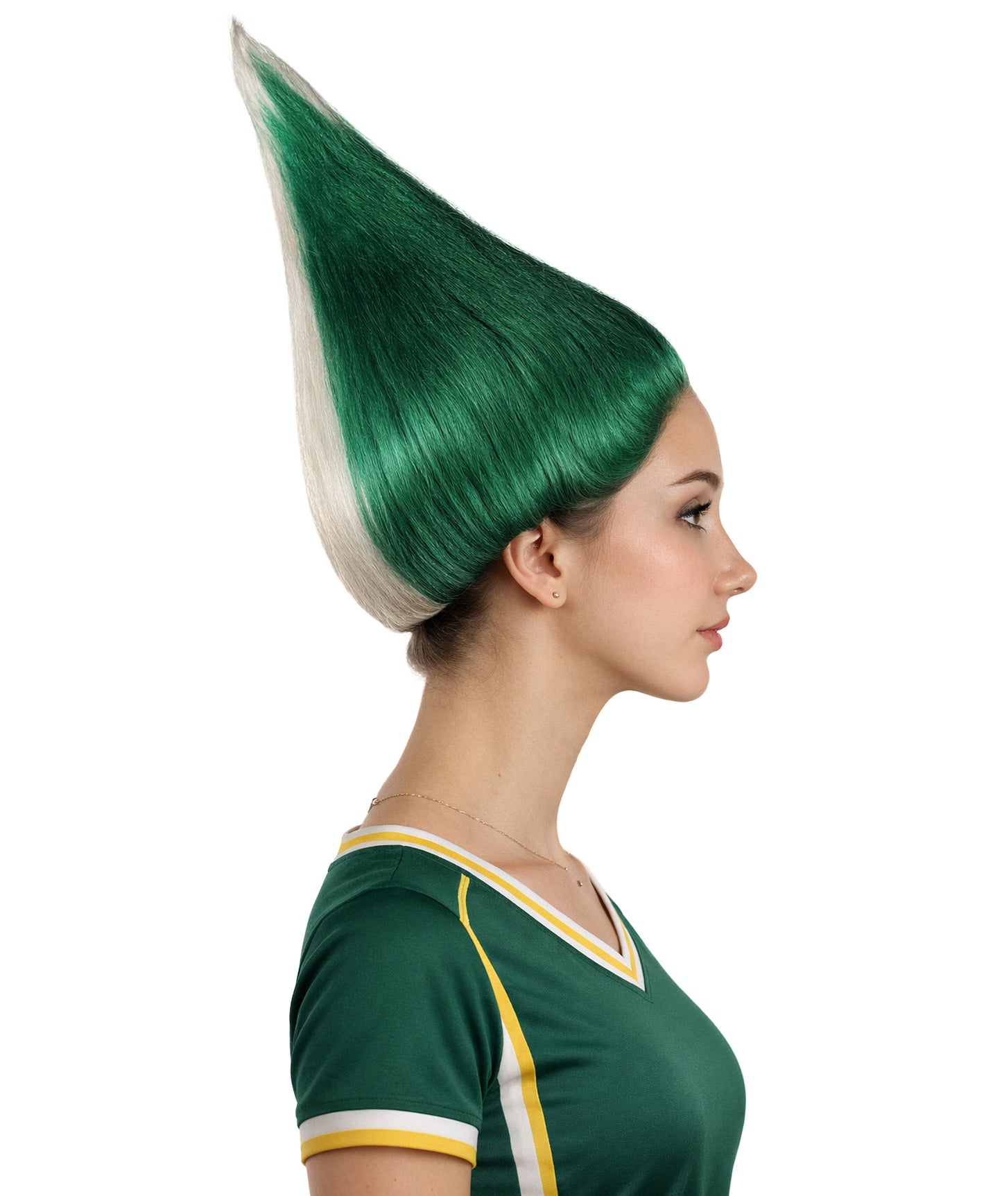 Nigeria Flag Sport Troll Wig | Premium Breathable Capless Cap