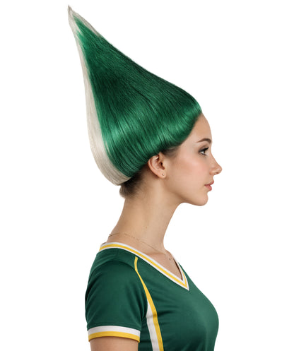 Nigeria Flag Sport Troll Wig | Premium Breathable Capless Cap