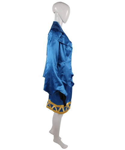 HPO Women's Animated Villain Dark Blue Costume| Perfect for Halloween| Flame-retardant Synthetic Fabric