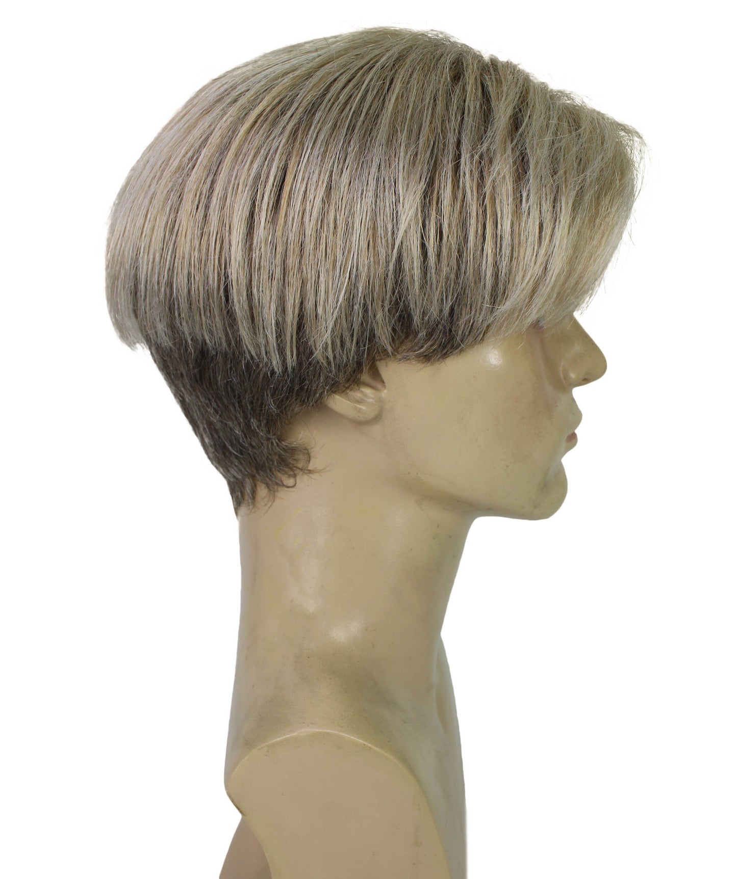 HPO Adult Male WIG 90's Heartthrob – Short Blonde Wig Light weight Synthetic Fiber, Perfect for 90s-Themed Costumes, Halloween Cosplay and Retro Parties