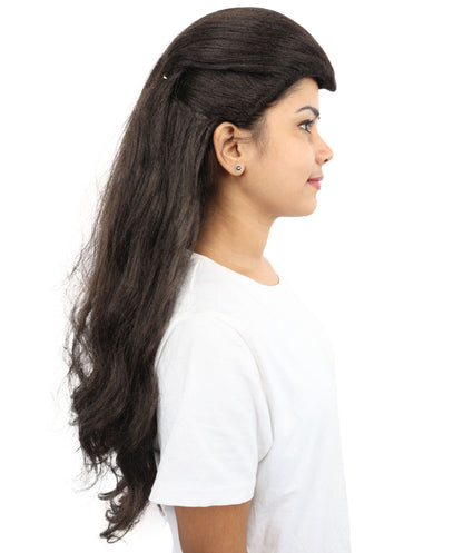 HPO Women's Mystical Sea-Inspired Wig  | Long Synthetic Hairpiece with Adjustable Cap for Cosplay, Halloween, Theater & Roleplay