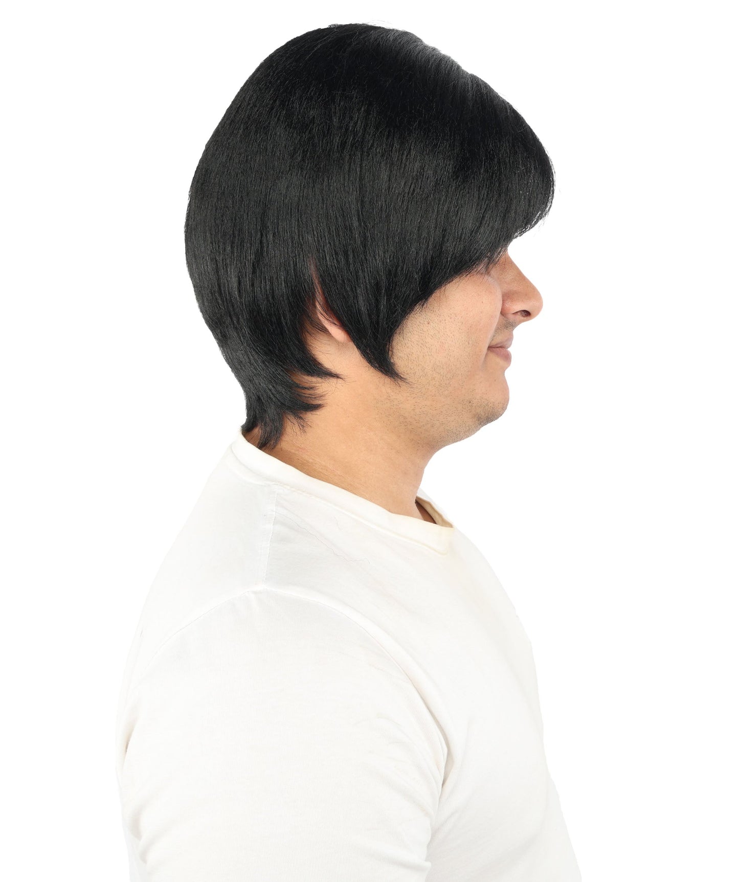 Men's Short Dramatic Texture Wig | Multiple Color Option | undercut, multi-layered messy styling | Halloween, cosplay, drag, theatrical performances, and themed parties