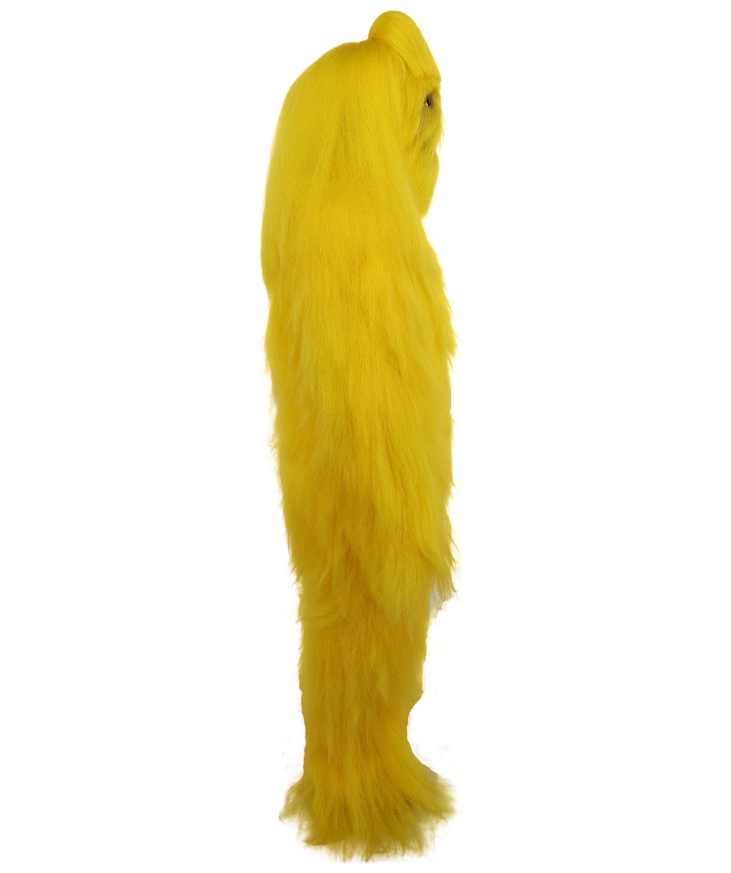 HPO Teen Extreme Hairy Person Costume Bundle & Mask Set - Full-Body Hair Suit Extra-Long Costume Wig for Halloween, Cosplay & Parties - Multiple Color Options