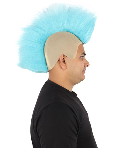 HPO Adult Men’s Spiky Wig | Multicolor Options | Cosplay, and Themed Events | Bold, High-Volume Style for Character Transformation