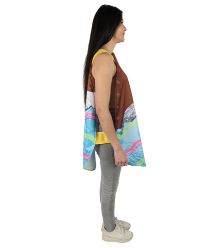 HPO Unisex Vibrant and Unique Design Multicolor Egg Costume | Suitable for Halloween | Flame-retardant Synthetic Fabric