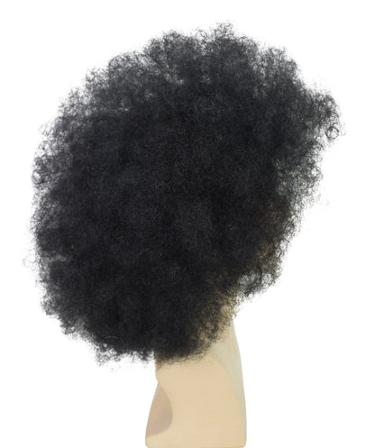 Adult Men's Carnival Mardi Gras Tri-Color Afro Style Wig | Halloween Multicolor Wig | Premium Breathable Capless Cap