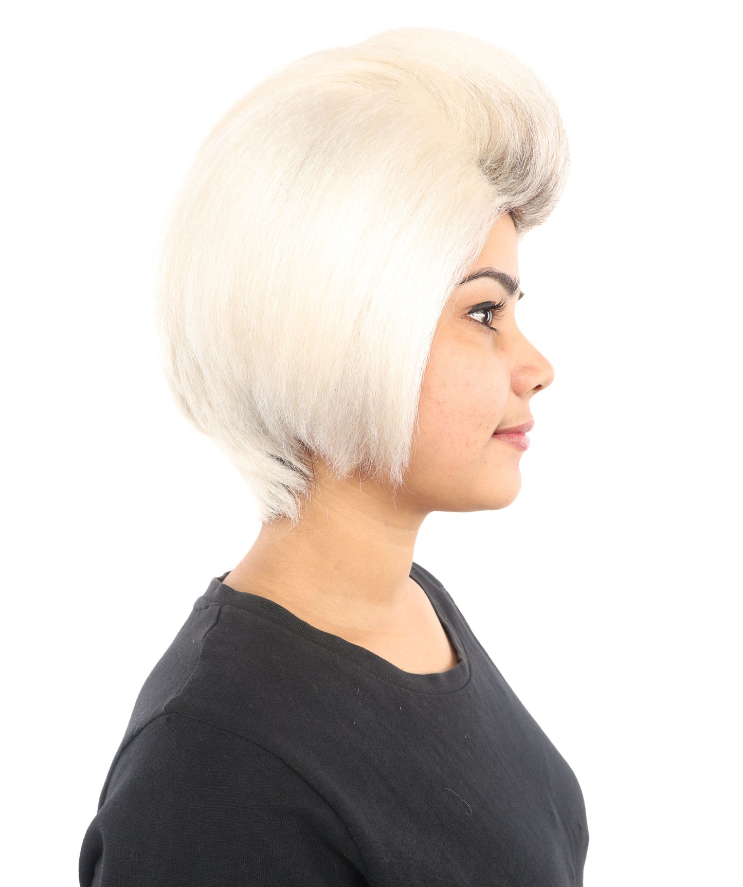 HPO Women's 90s Retro Blonde Wig | Short Layered Vintage Style Wig with Soft Texture |  for Halloween, Cosplay, Parties, and Stage Events