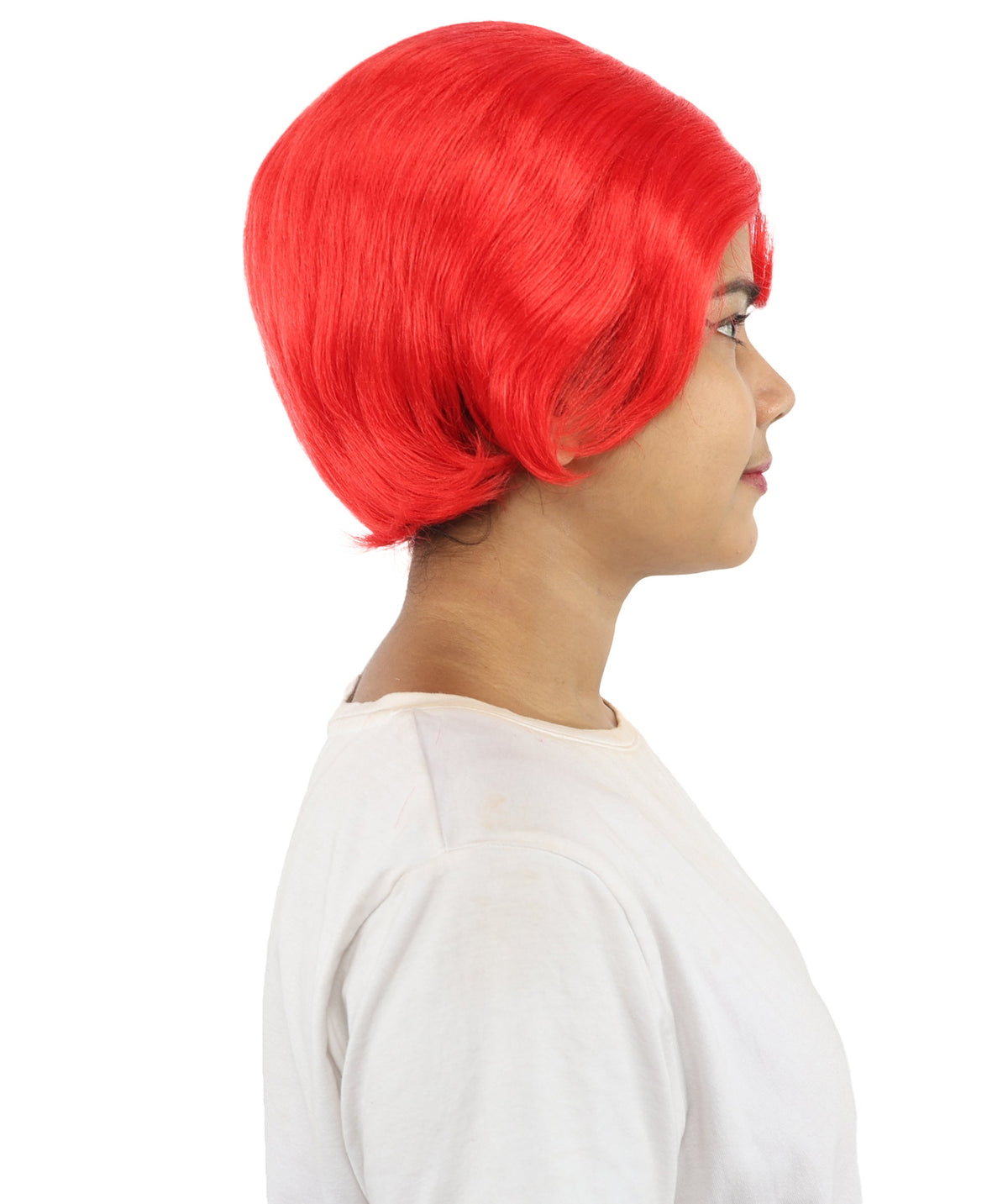 HPO Adult Women’s 10-Inch Short Wig | Multiple Color Options | Celebrity Hairpiece for Costume, Cosplay, and Themed Parties | Sleek and Modern Hairpiece for Versatile Looks
