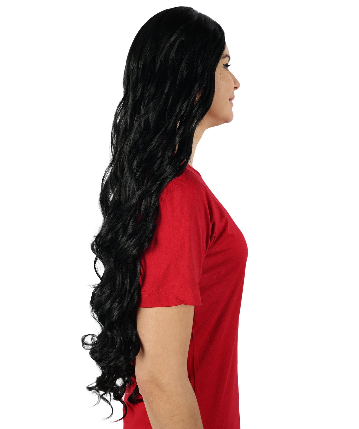 Super Long Women's Wig | Wavy Half Multiple Color Option Wig | Premium Breathable Capless Cap