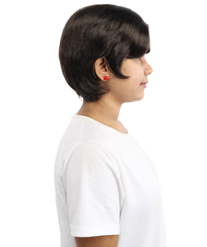 HPO Adult Women’s 10-Inch Short Wig | Multiple Color Options | Celebrity Hairpiece for Costume, Cosplay, and Themed Parties | Sleek and Modern Hairpiece for Versatile Looks