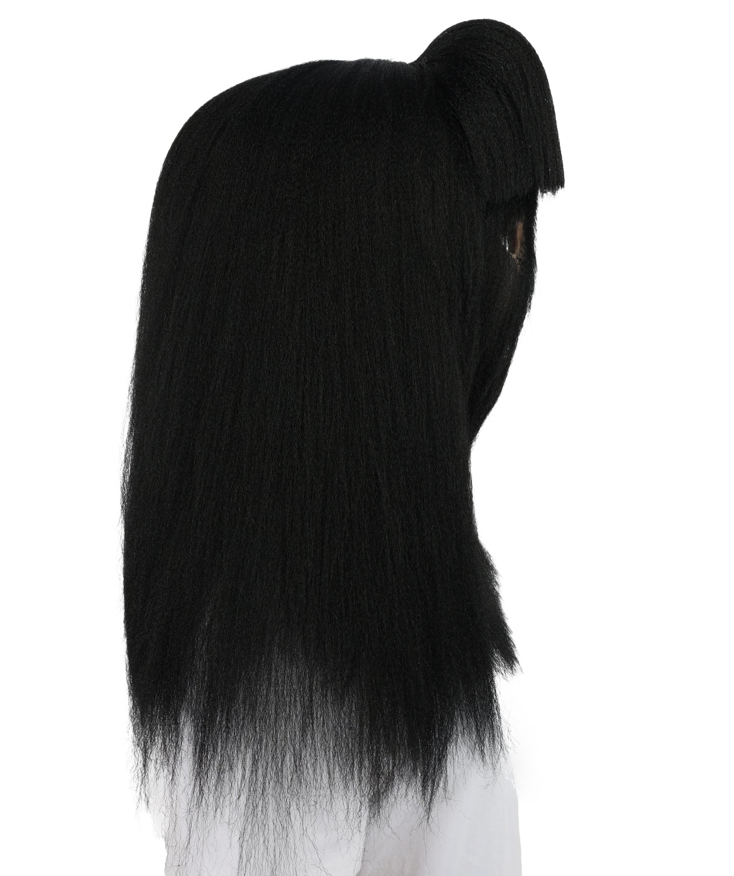 HPO Teen Extreme Hairy Person Costume Bundle & Mask Set - Full-Body Hair Suit Extra-Long Costume Wig for Halloween, Cosplay & Parties - Multiple Color Options