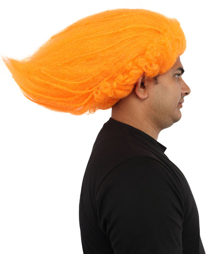 HPO Men's Wild Rocker Wig | Multicolor Options | Voluminous Frizzy Heavy Metal Hair, Two Tone Gradient & Breathable Cap | Halloween, Rock Troll Roleplay, 80s Costume, Theater & Concert Events
