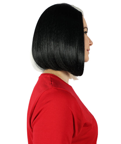 Introverted Bob | Women's Rose Multiple Color Straight Shoulder Length Trendy Introverted Bob Wig