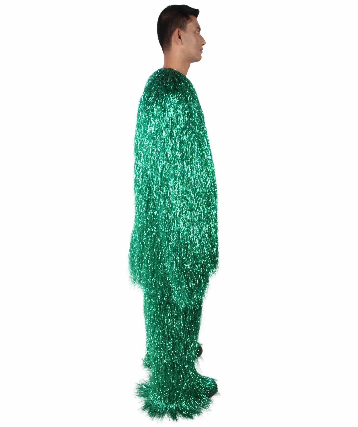 HPO Hairy Unisex Ape Mask and Bodysuit Costume Tinsel  | Multiple Colors