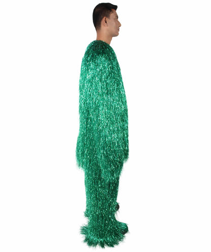 HPO Hairy Unisex Ape Mask and Bodysuit Costume Tinsel  | Multiple Colors