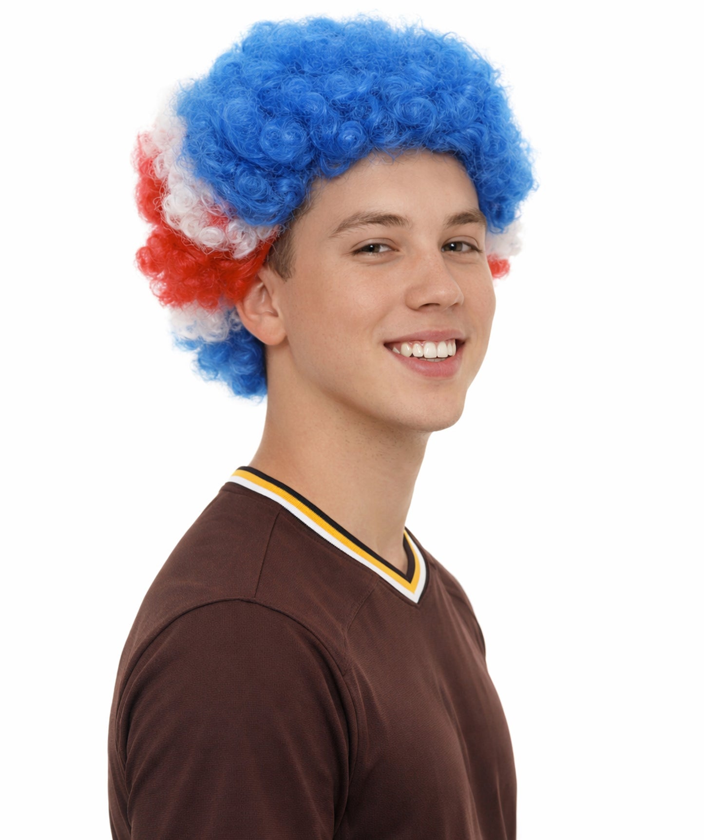 Costa Rica Sport Afro Fun Wig | Jumbo Fancy Halloween Wig