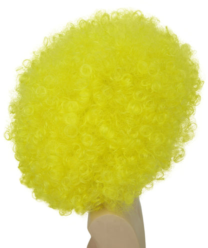 Men’s Big Curly Afro Wig | Bold Hair for Halloween, Themed Parties | Multiple Color Options